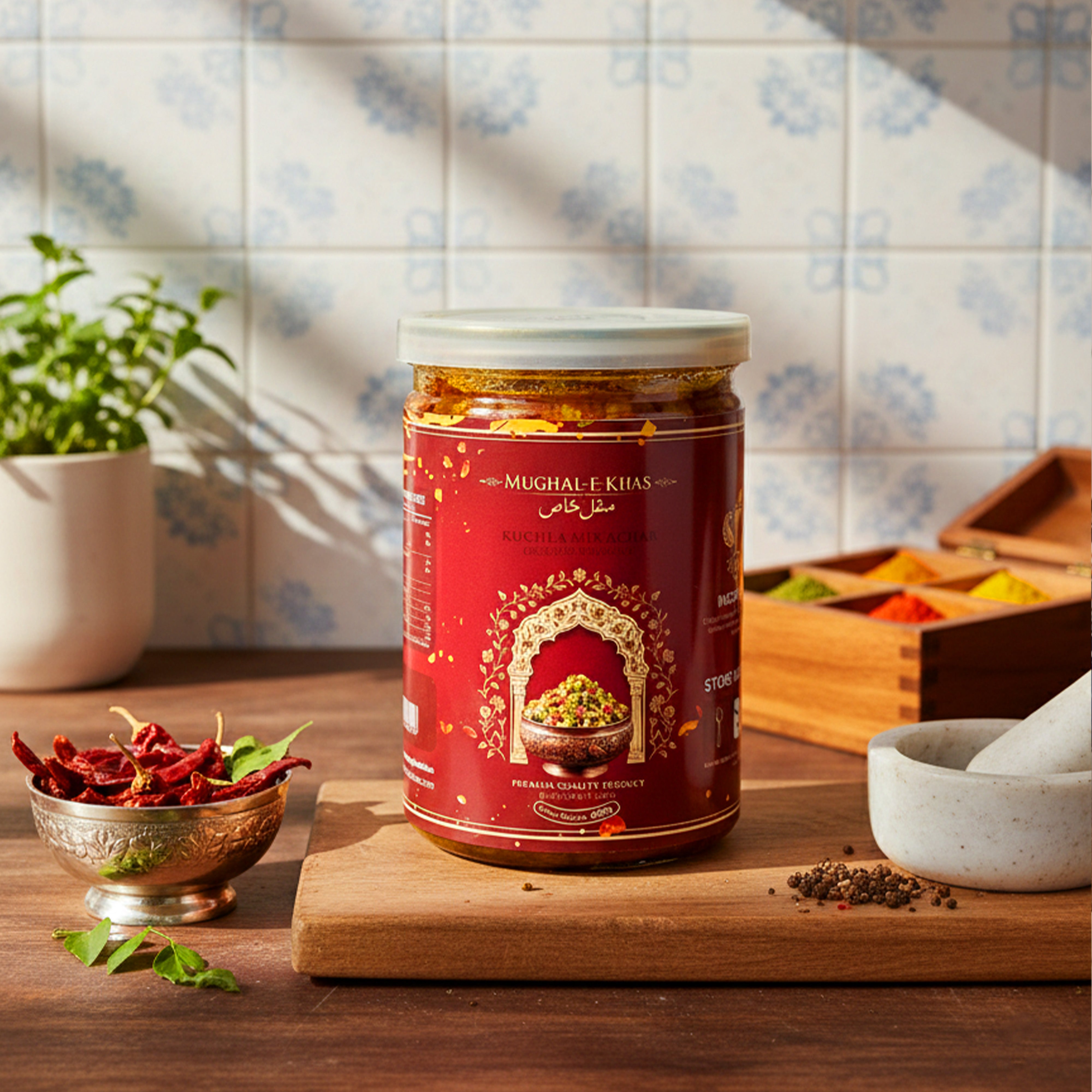 Kuchla Mix Achar (Crushed Mix Pickle)