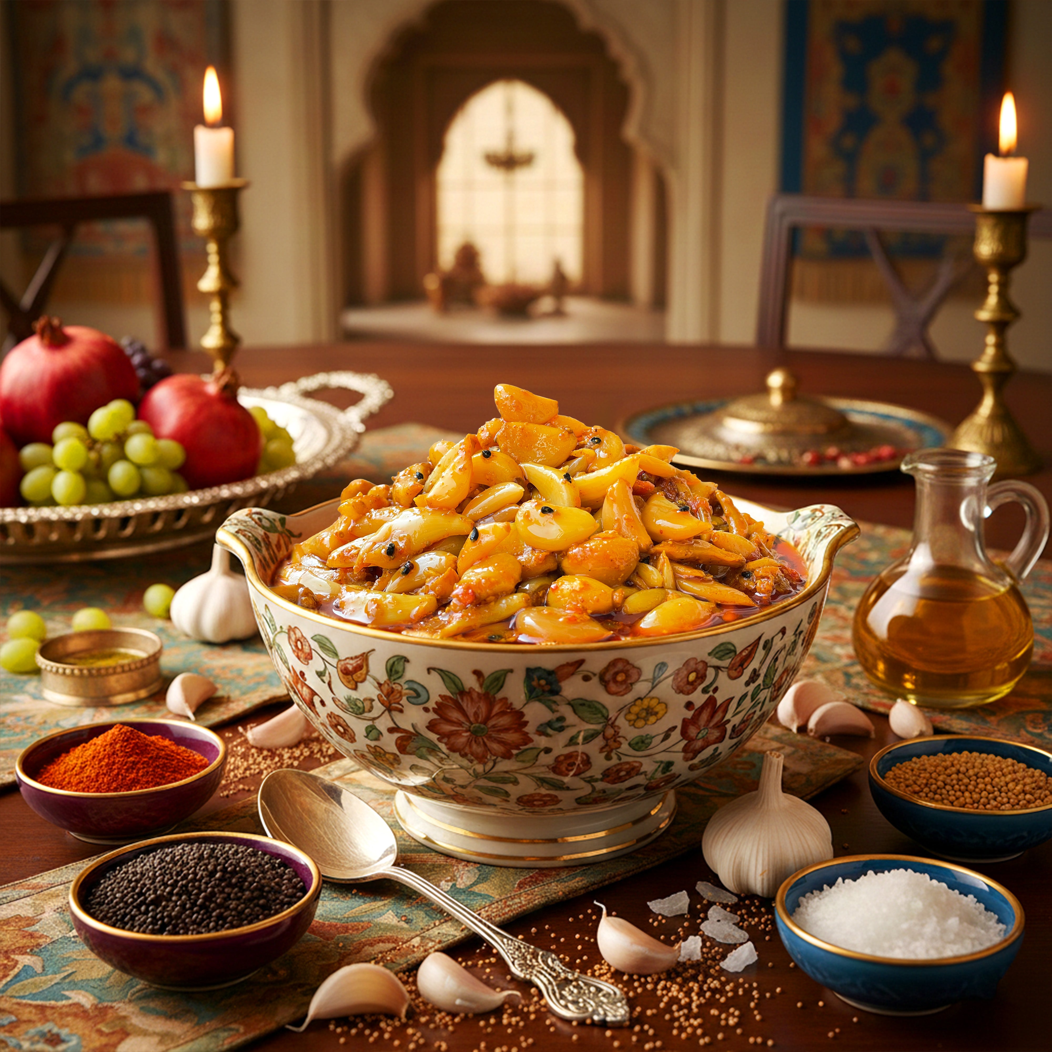 Desi Lahsan Achar (Garlic Pickle)